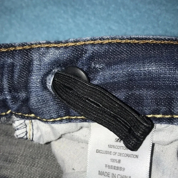 𝅺LEVI’S 505 Jeans adjustable waist size 10 - Picture 3 of 9